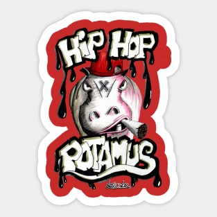 Hip Hop Potamus Sticker